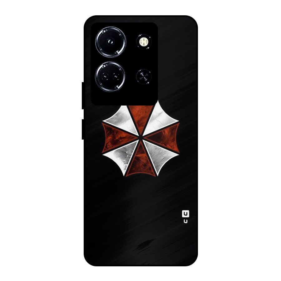 Umbrella Design Metal Back Case for Infinix Note 30 5G