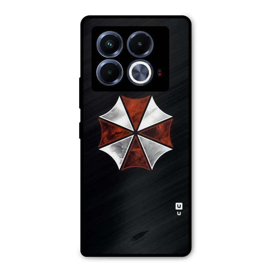 Umbrella Design Metal Back Case for Infinix Note 40 5G