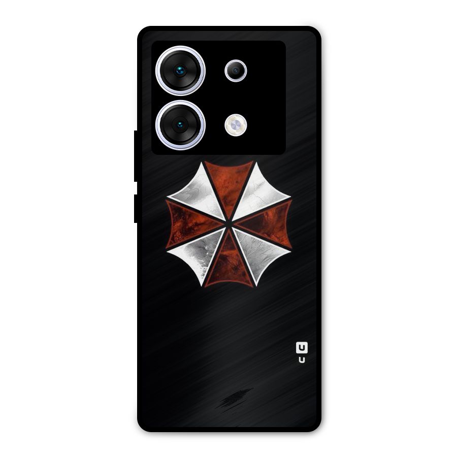 Umbrella Design Metal Back Case for Infinix Zero 30 5G