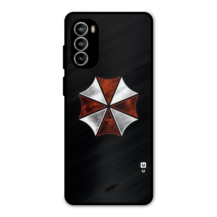 Umbrella Design Metal Back Case for Moto G52