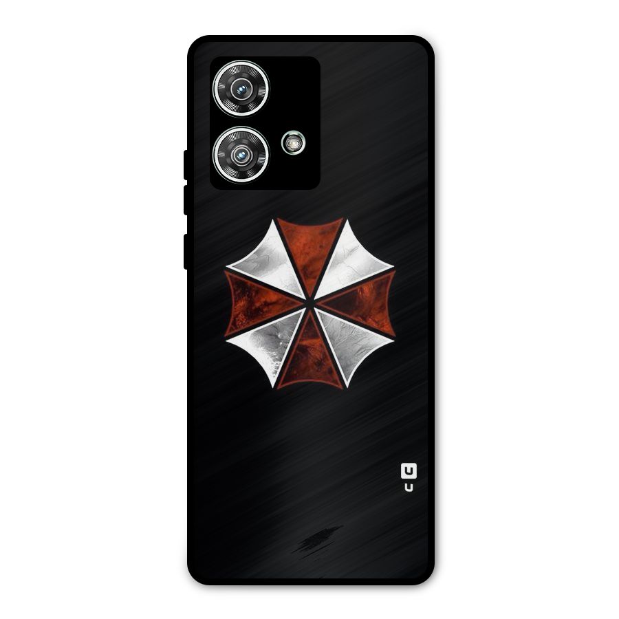 Umbrella Design Metal Back Case for Motorola Edge 40 Neo