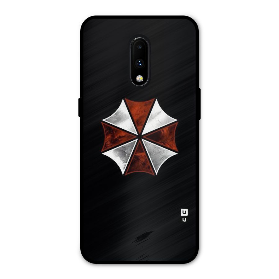 Umbrella Design Metal Back Case for OnePlus 7