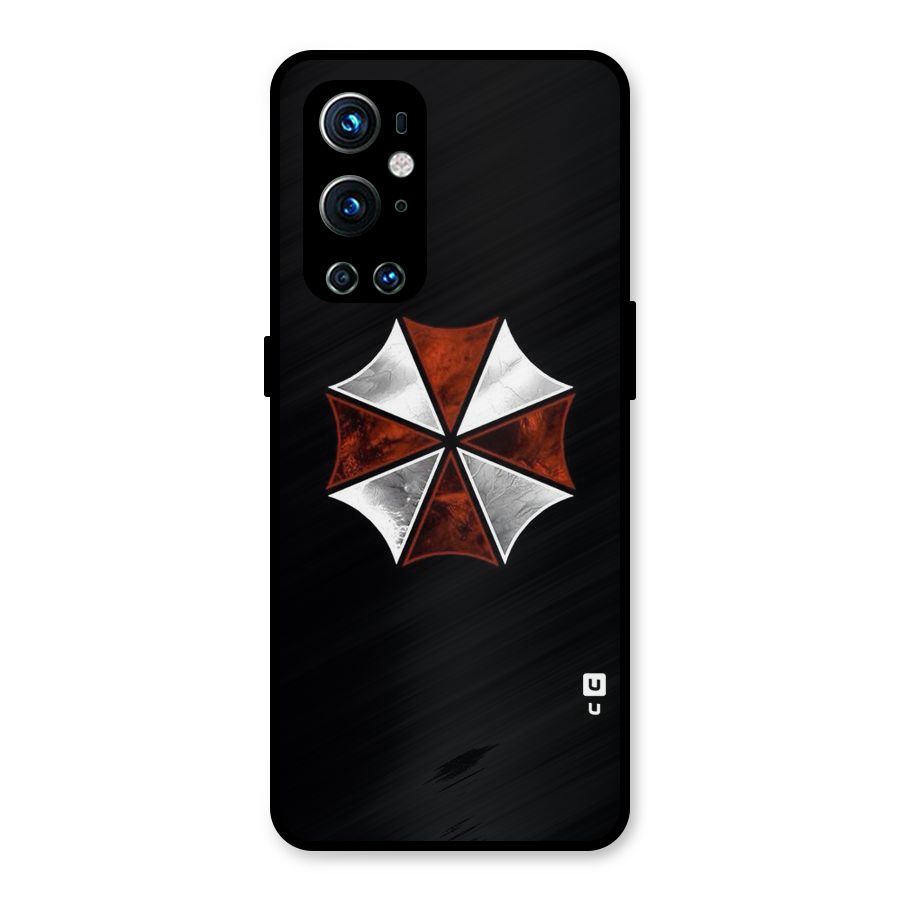 Umbrella Design Metal Back Case for OnePlus 9 Pro