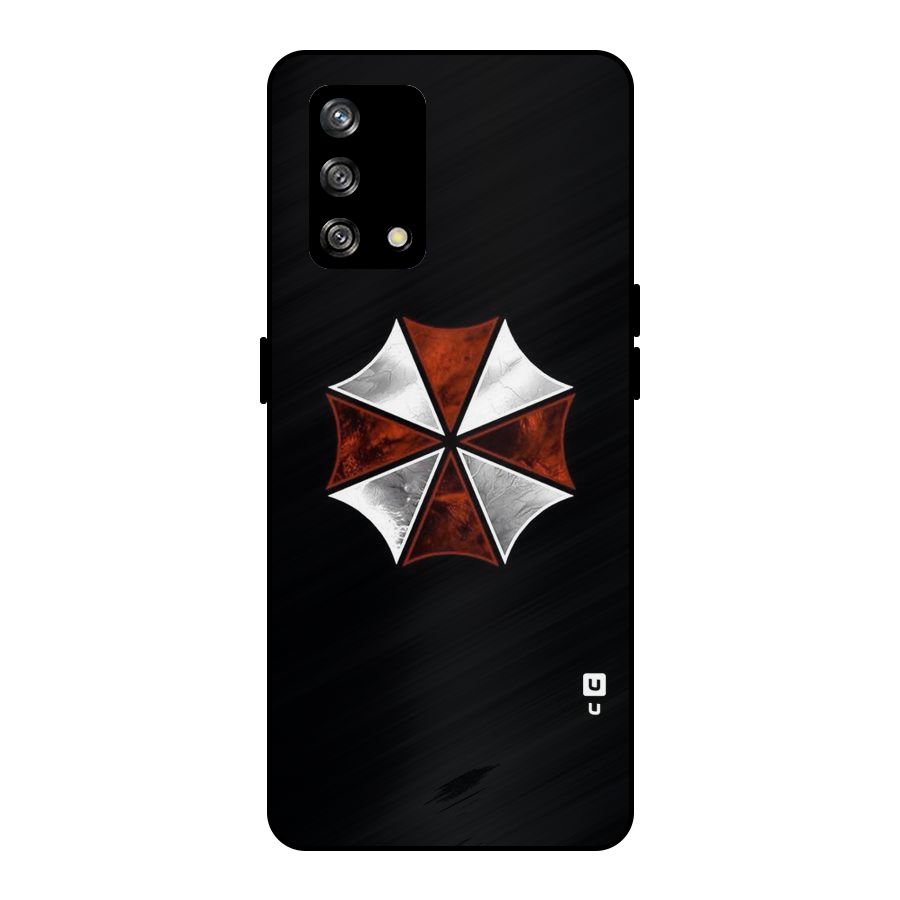Umbrella Design Metal Back Case for Oppo F19