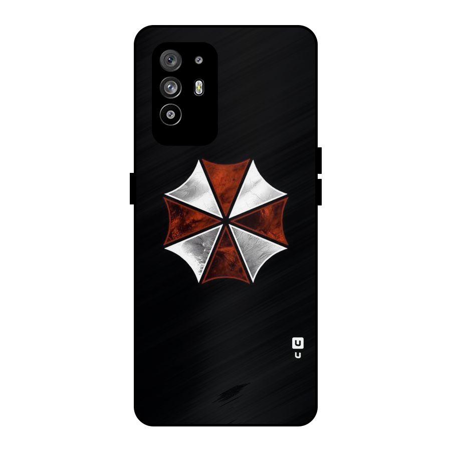 Umbrella Design Metal Back Case for Oppo F19 Pro Plus 5G