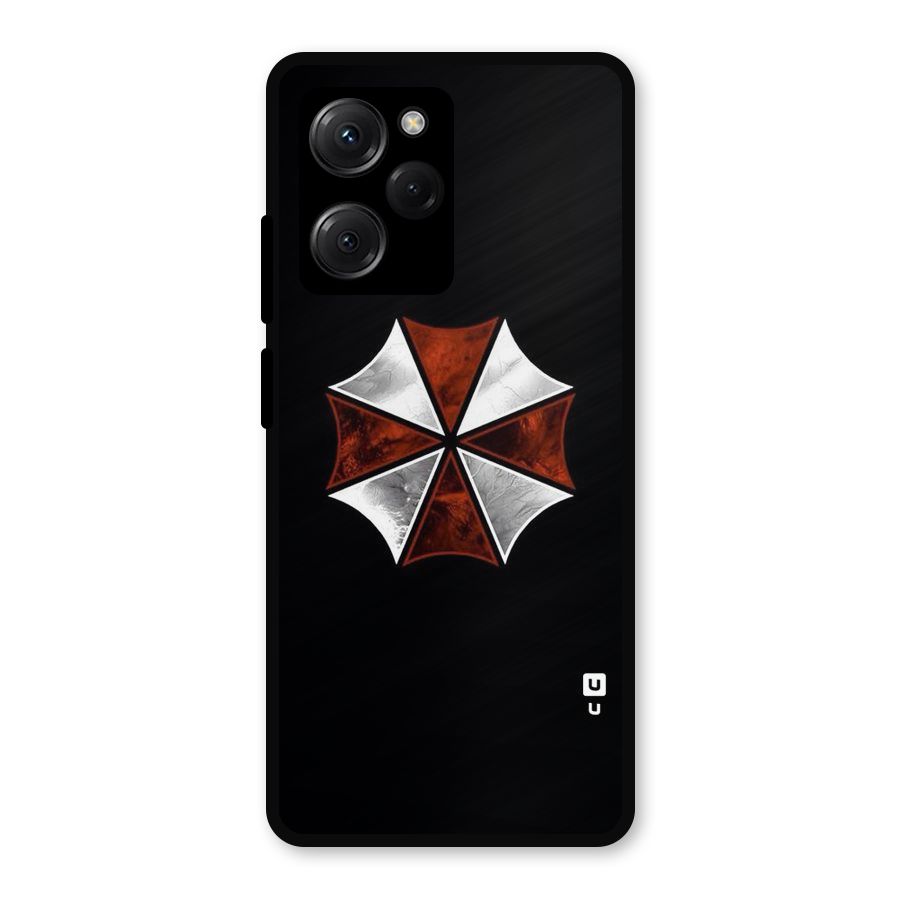 Umbrella Design Metal Back Case for Poco X5 Pro