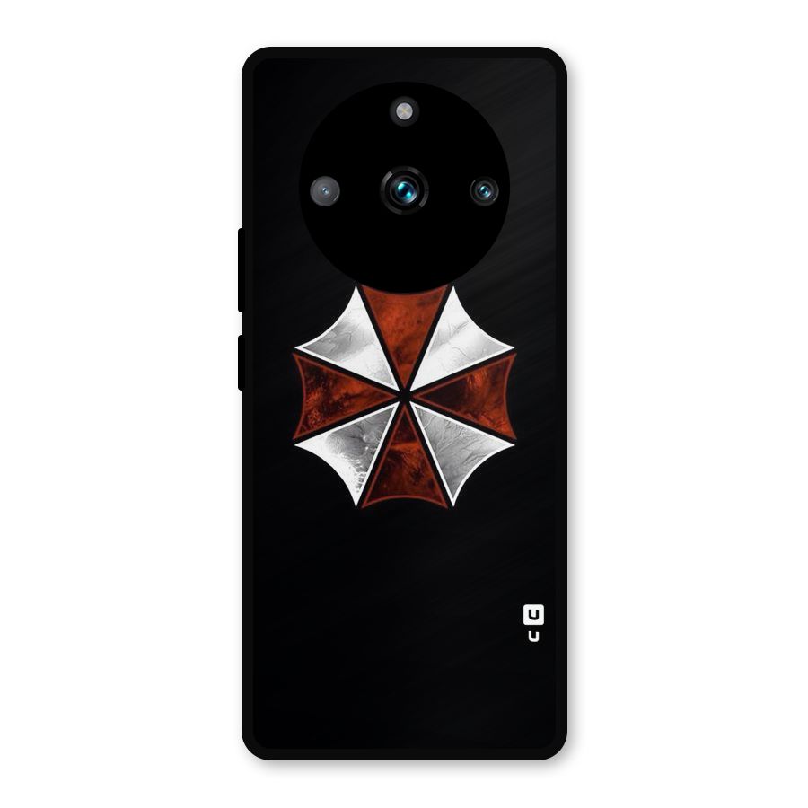 Umbrella Design Metal Back Case for Realme 11 Pro Plus
