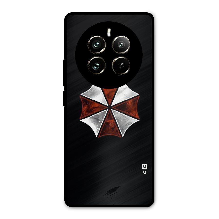 Umbrella Design Metal Back Case for Realme 12 Pro