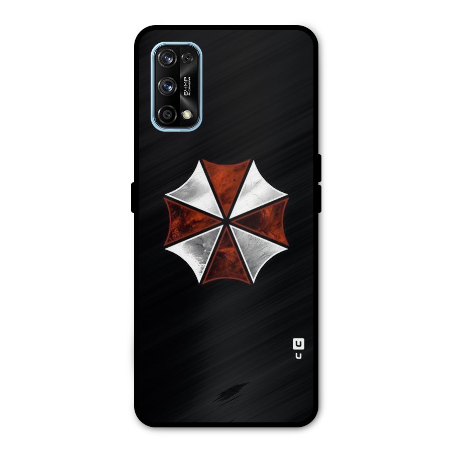 Umbrella Design Metal Back Case for Realme 7 Pro