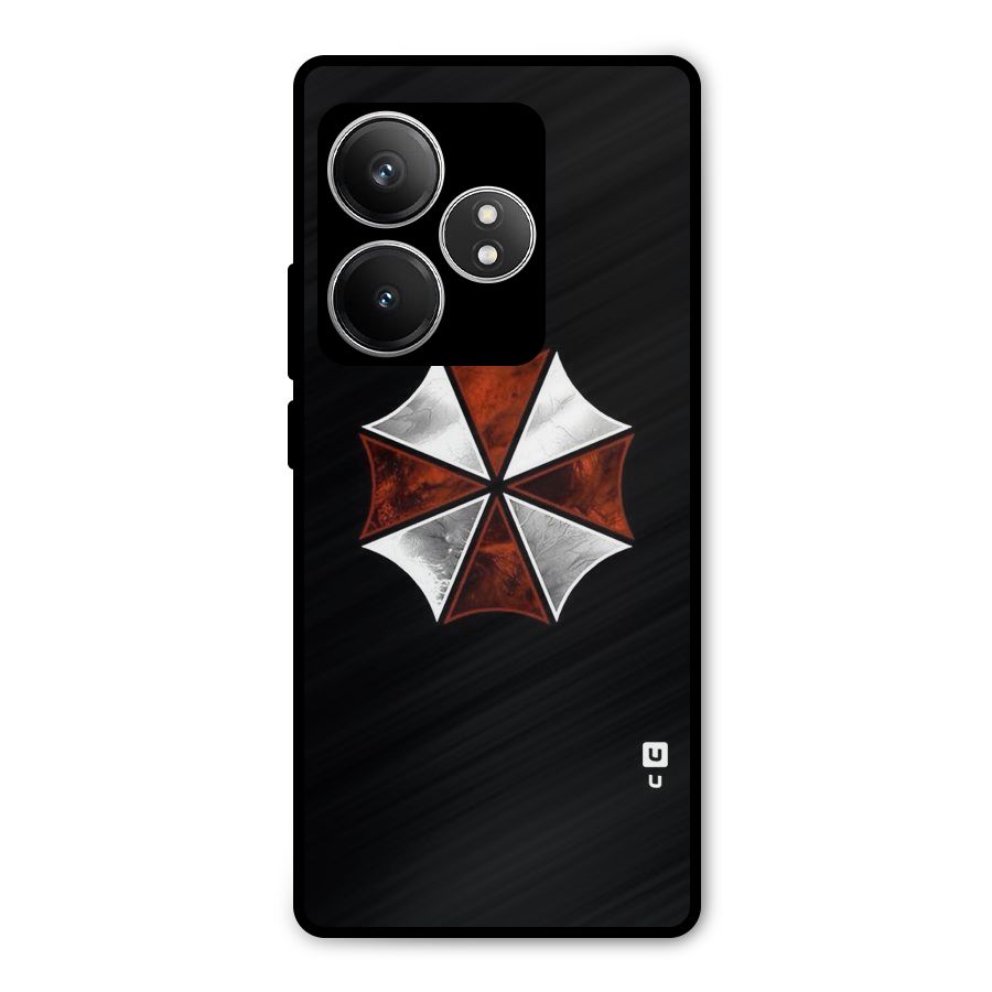 Umbrella Design Metal Back Case for Realme GT 6T