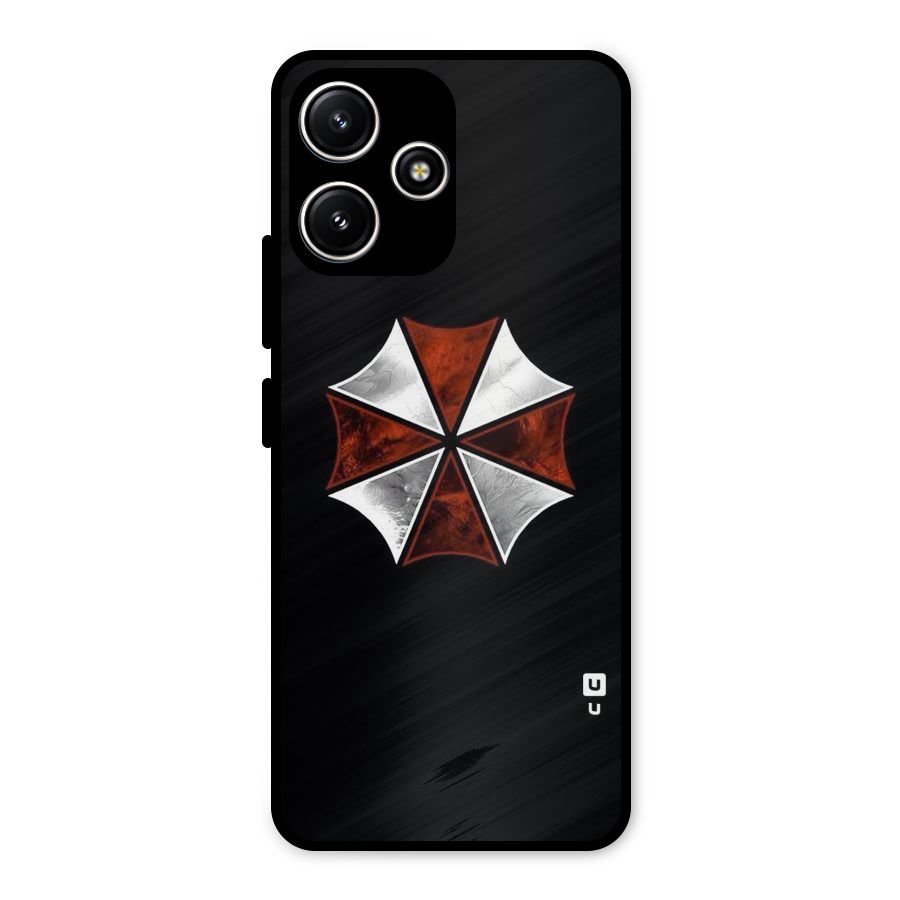 Umbrella Design Metal Back Case for Redmi 12 5G