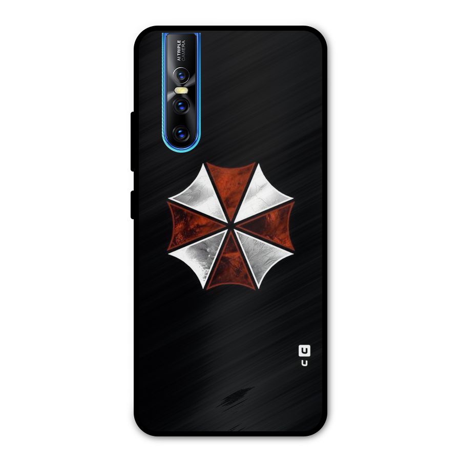 Umbrella Design Metal Back Case for Vivo V15 Pro