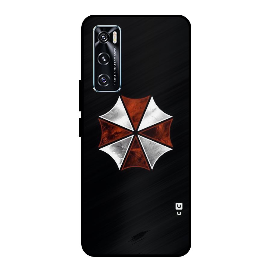 Umbrella Design Metal Back Case for Vivo V20 SE