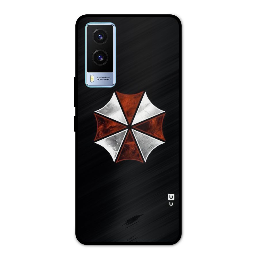 Umbrella Design Metal Back Case for Vivo V21e 5G