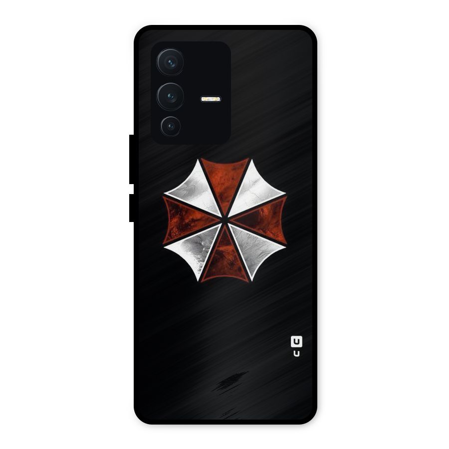 Umbrella Design Metal Back Case for Vivo V23 5G