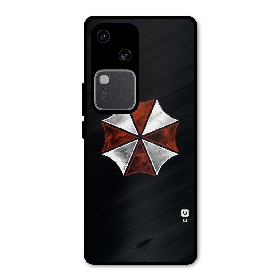 Umbrella Design Metal Back Case for Vivo V30