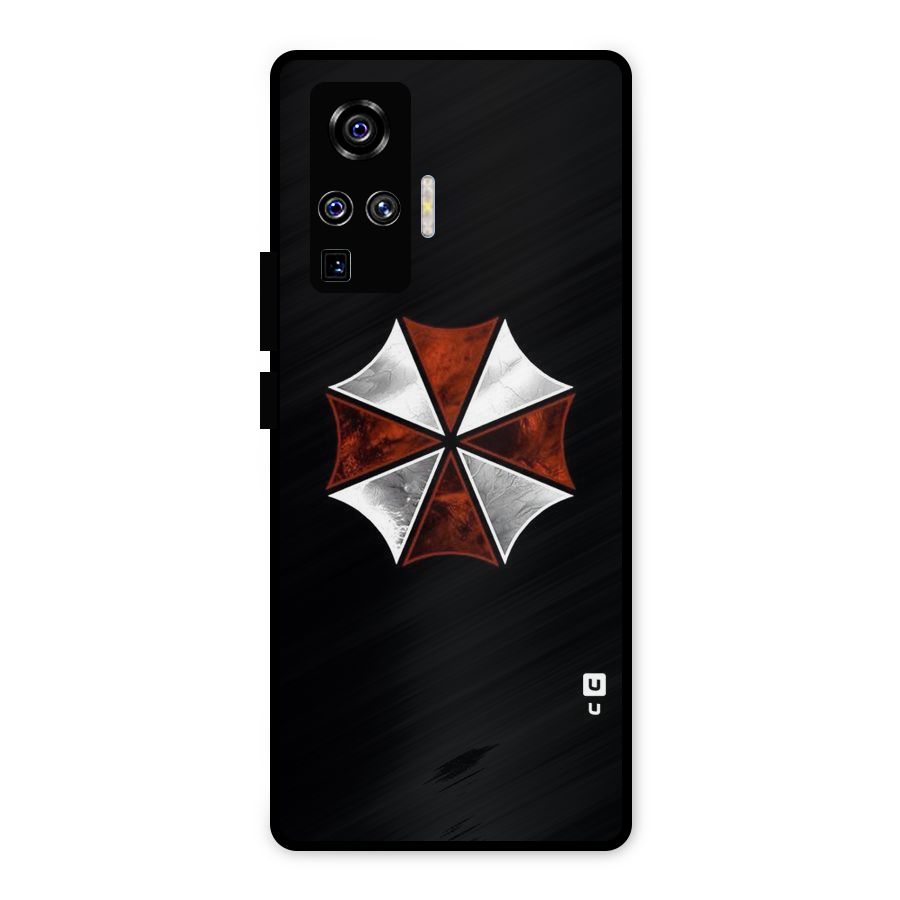 Umbrella Design Metal Back Case for Vivo X50 Pro