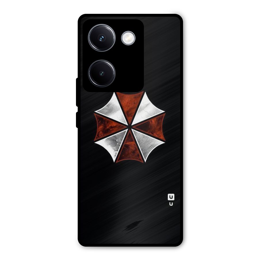 Umbrella Design Metal Back Case for Vivo Y300 Plus