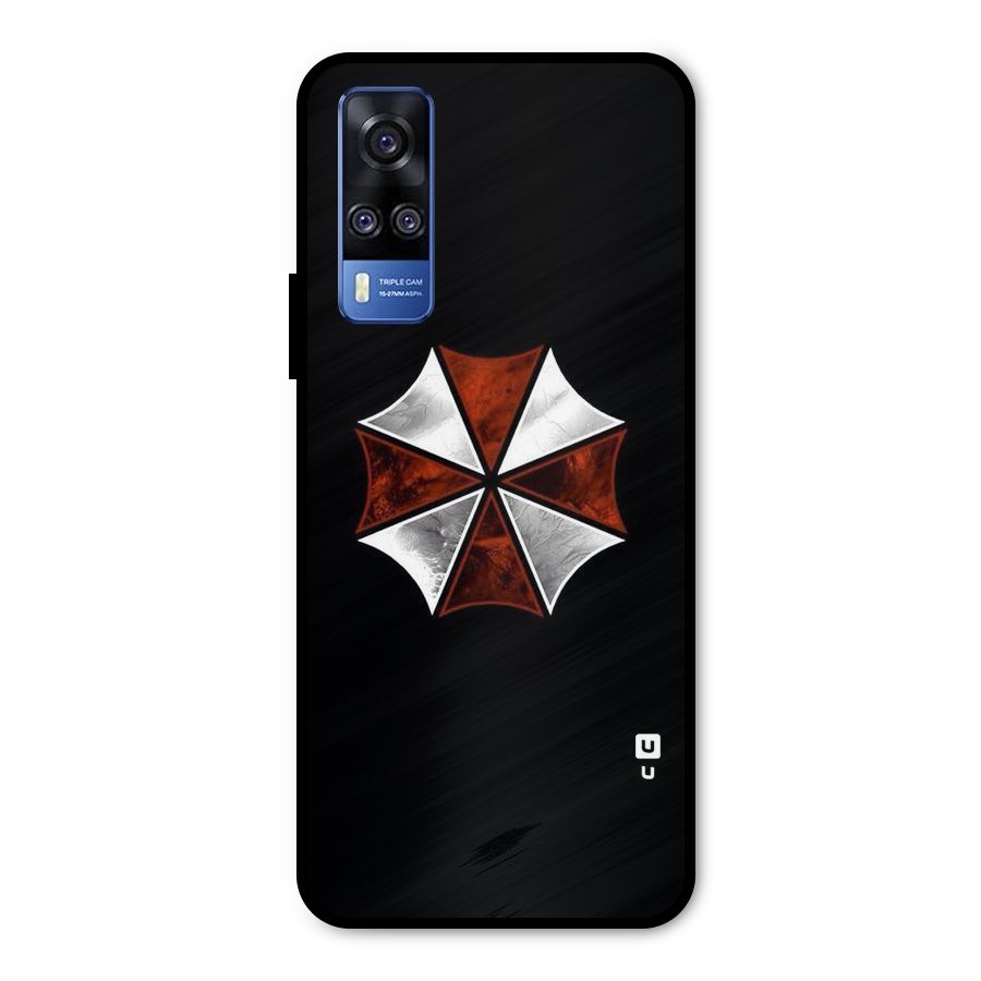 Umbrella Design Metal Back Case for Vivo Y51A