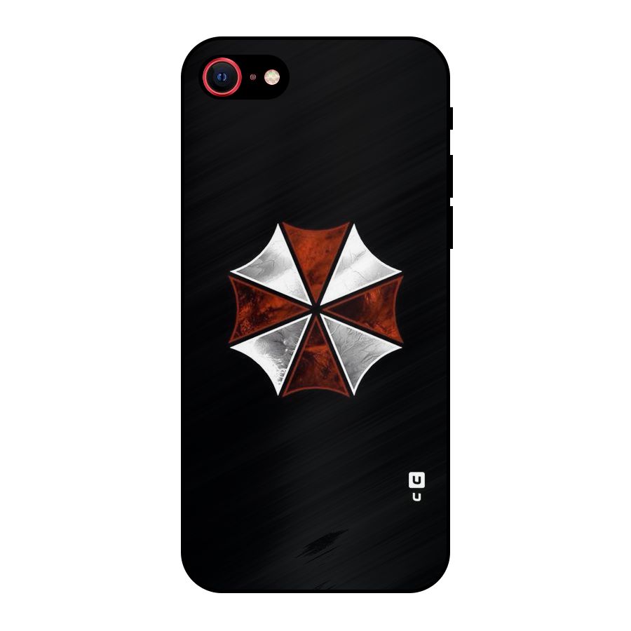Umbrella Design Metal Back Case for iPhone SE 2022