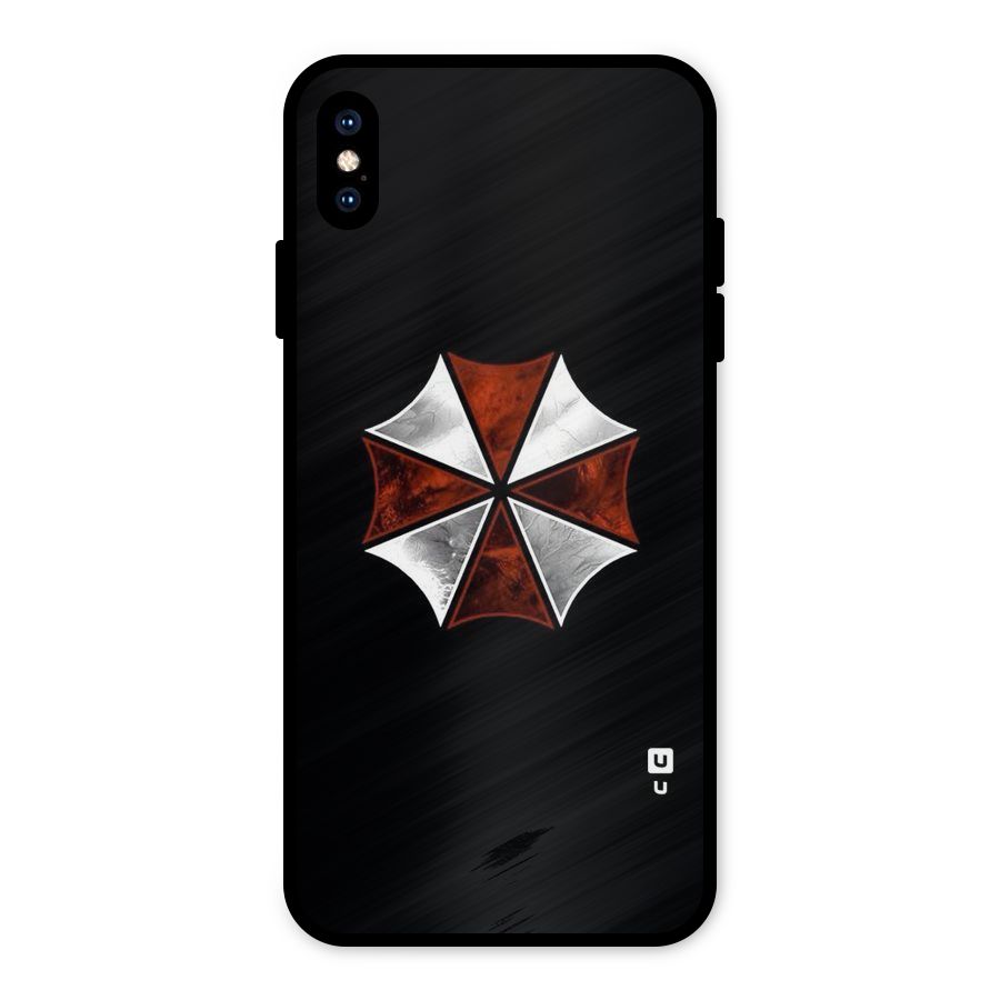 Umbrella Design Metal Back Case for iPhone XS Max
