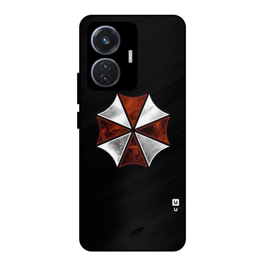 Umbrella Design Metal Back Case for iQOO Z6 44W
