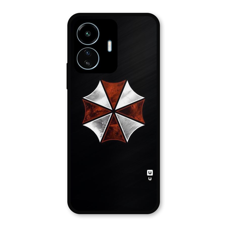 Umbrella Design Metal Back Case for vivo iQOO Z6 Lite 5G