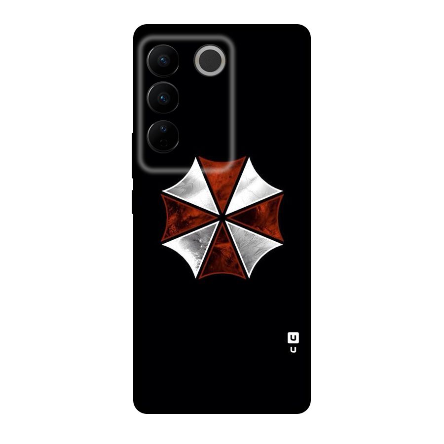 Umbrella Design Original Polycarbonate Back Case for Vivo V27