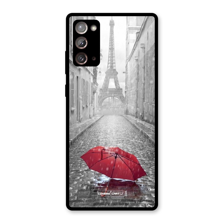 Umbrella Paris Glass Back Case for Galaxy Note 20