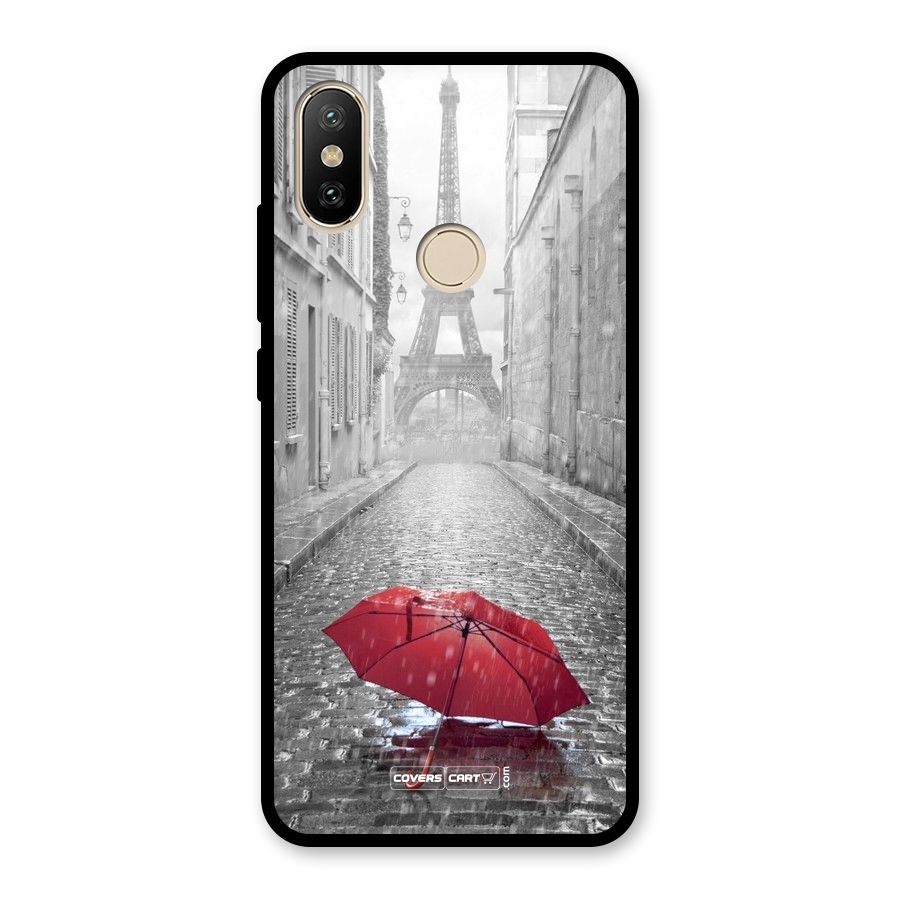 Umbrella Paris Glass Back Case for Redmi A2
