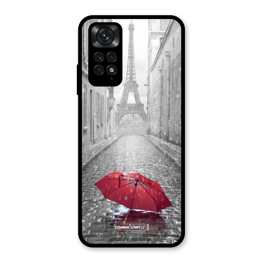 Umbrella Paris Glass Back Case for Redmi Note 11S
