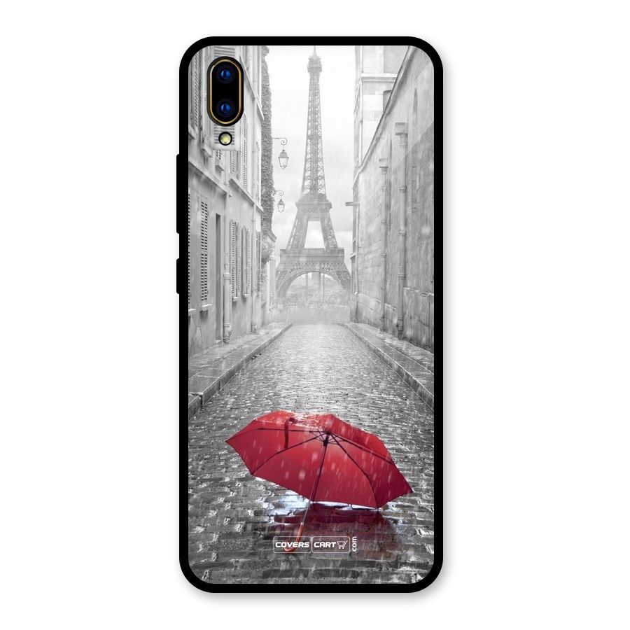 Umbrella Paris Glass Back Case for Vivo V11 Pro