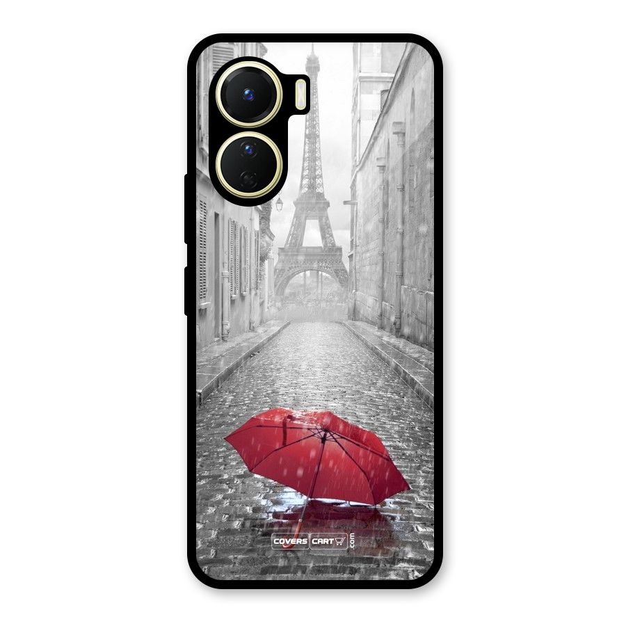 Umbrella Paris Glass Back Case for Vivo Y16