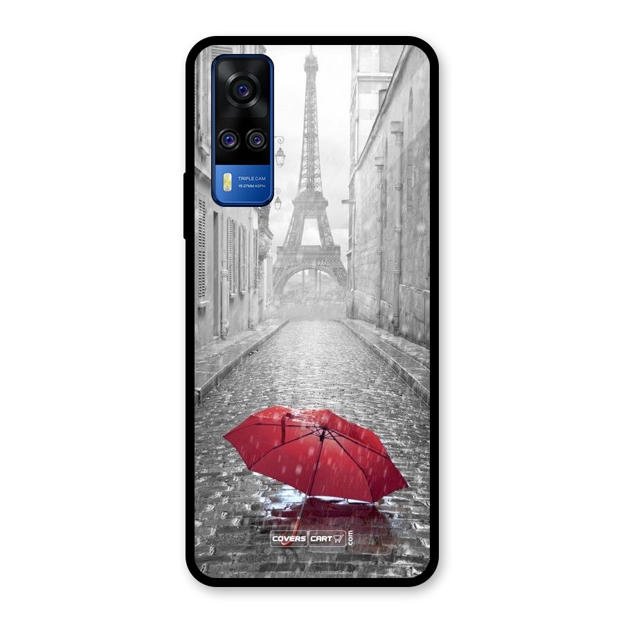 Umbrella Paris Glass Back Case for Vivo Y31