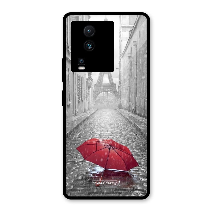 Umbrella Paris Glass Back Case for Vivo iQOO Neo 7 Pro