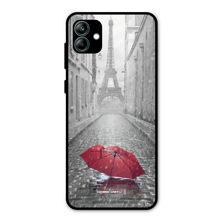 Umbrella Paris Metal Back Case for Galaxy A04