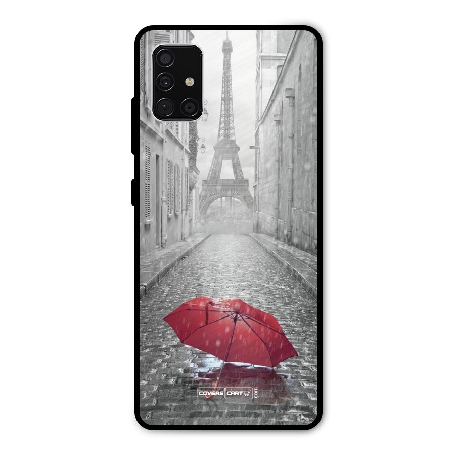 Umbrella Paris Metal Back Case for Galaxy A51