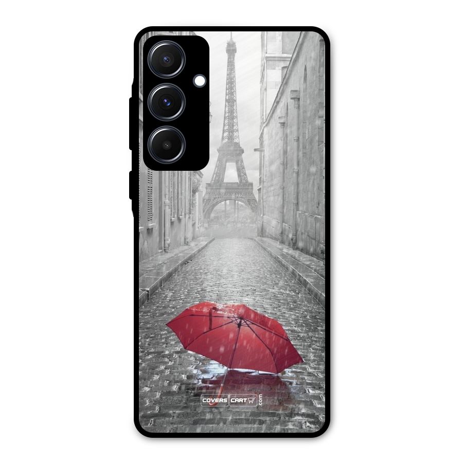 Umbrella Paris Metal Back Case for Galaxy A55