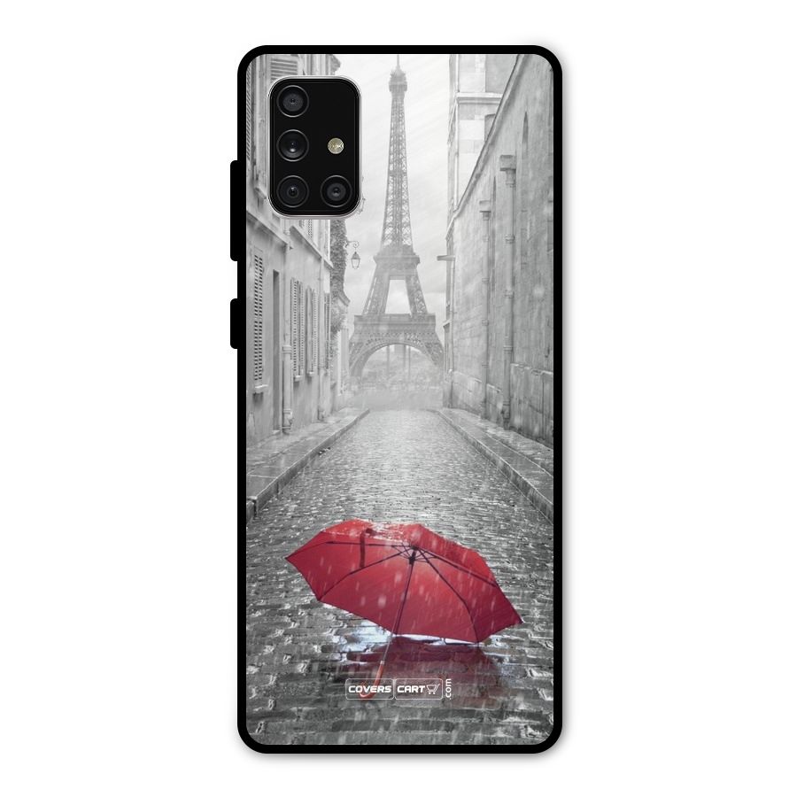 Umbrella Paris Metal Back Case for Galaxy A71