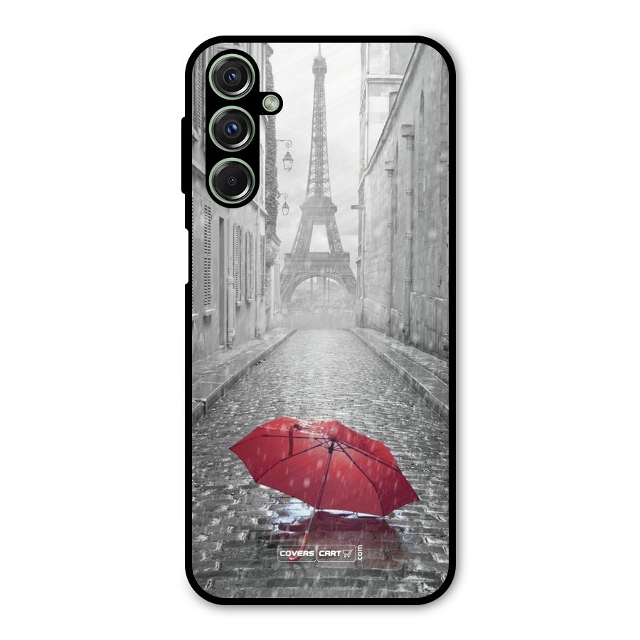 Umbrella Paris Metal Back Case for Galaxy F34