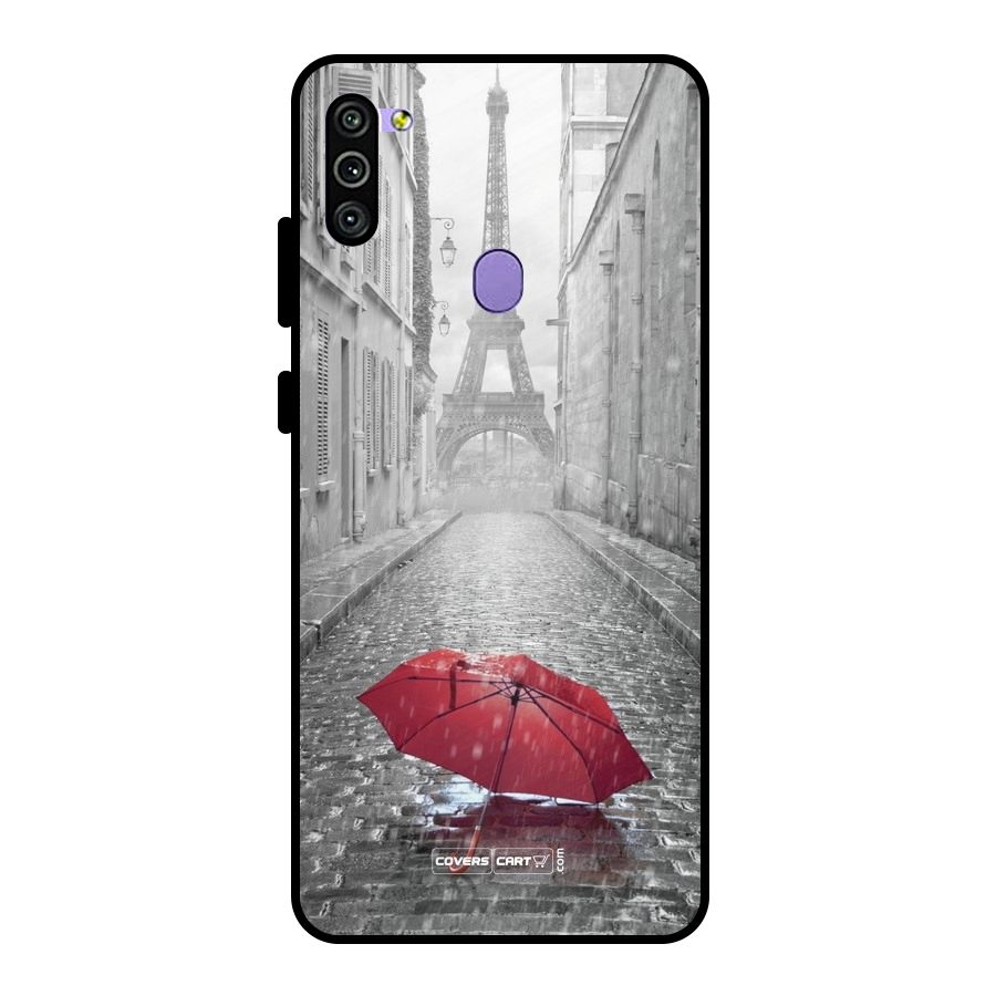 Umbrella Paris Metal Back Case for Galaxy M11