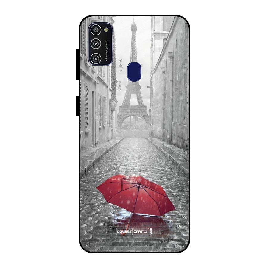 Umbrella Paris Metal Back Case for Galaxy M21