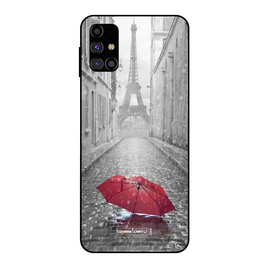 Umbrella Paris Metal Back Case for Galaxy M31s