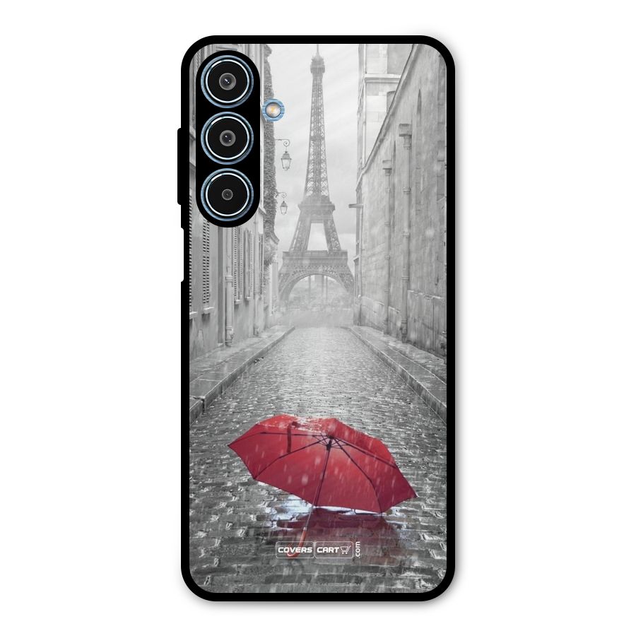 Umbrella Paris Metal Back Case for Galaxy M35