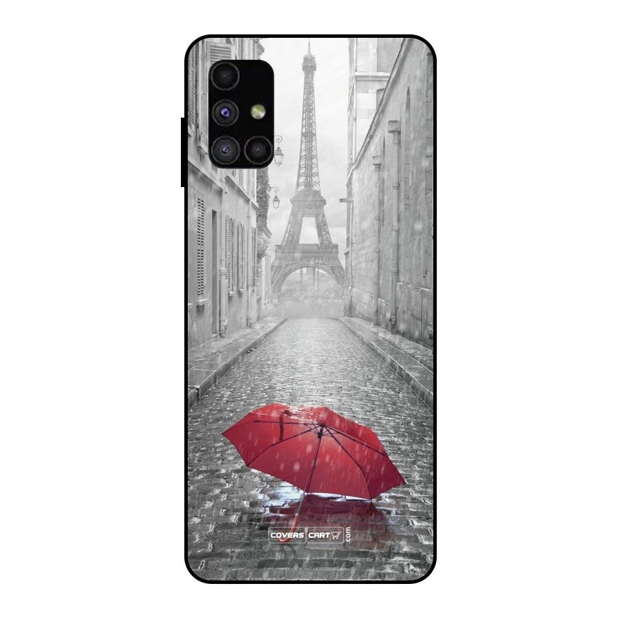 Umbrella Paris Metal Back Case for Galaxy M51