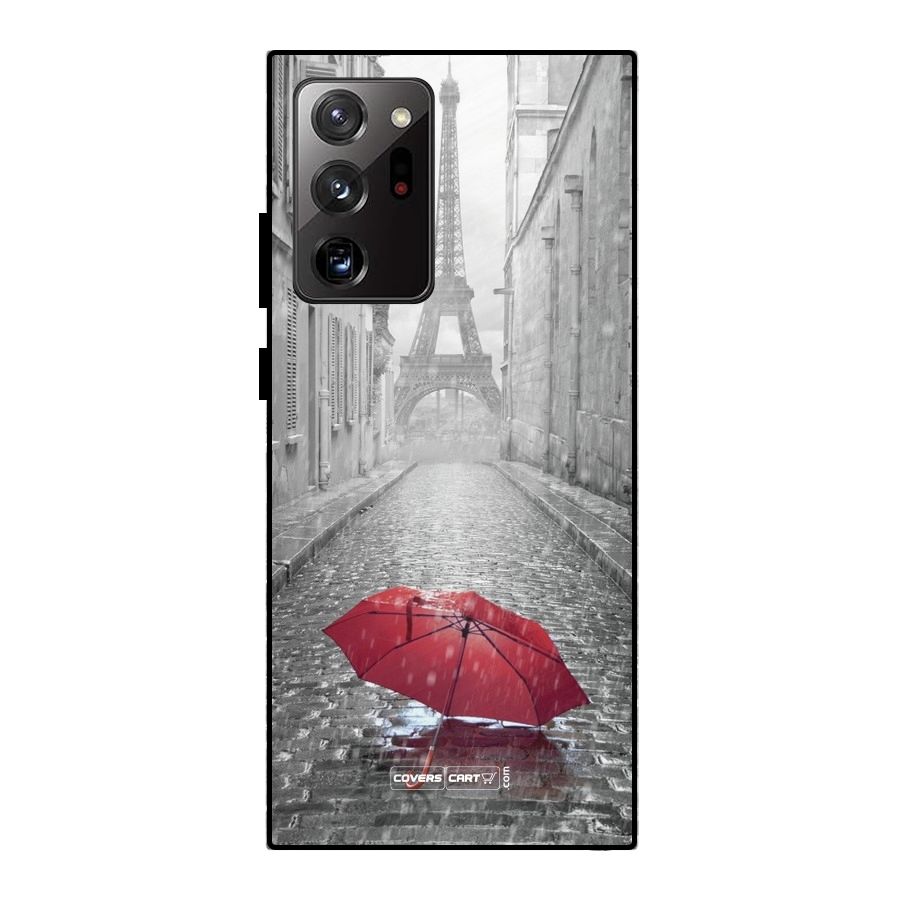 Umbrella Paris Metal Back Case for Galaxy Note 20 Ultra
