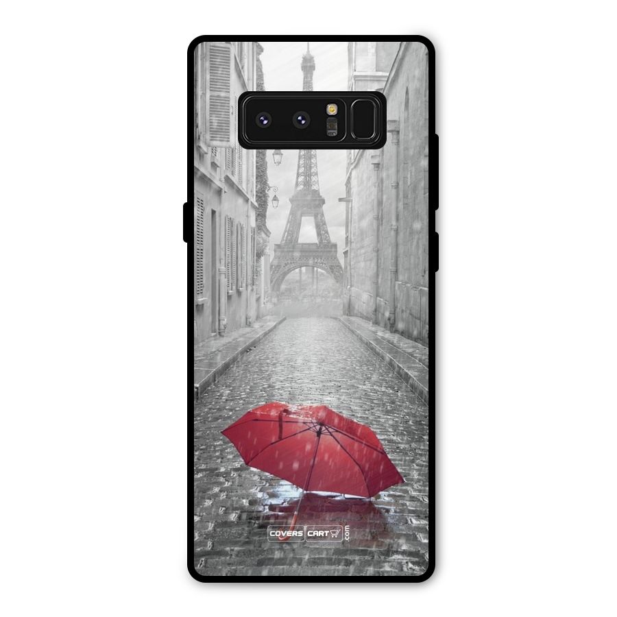 Umbrella Paris Metal Back Case for Galaxy Note 8