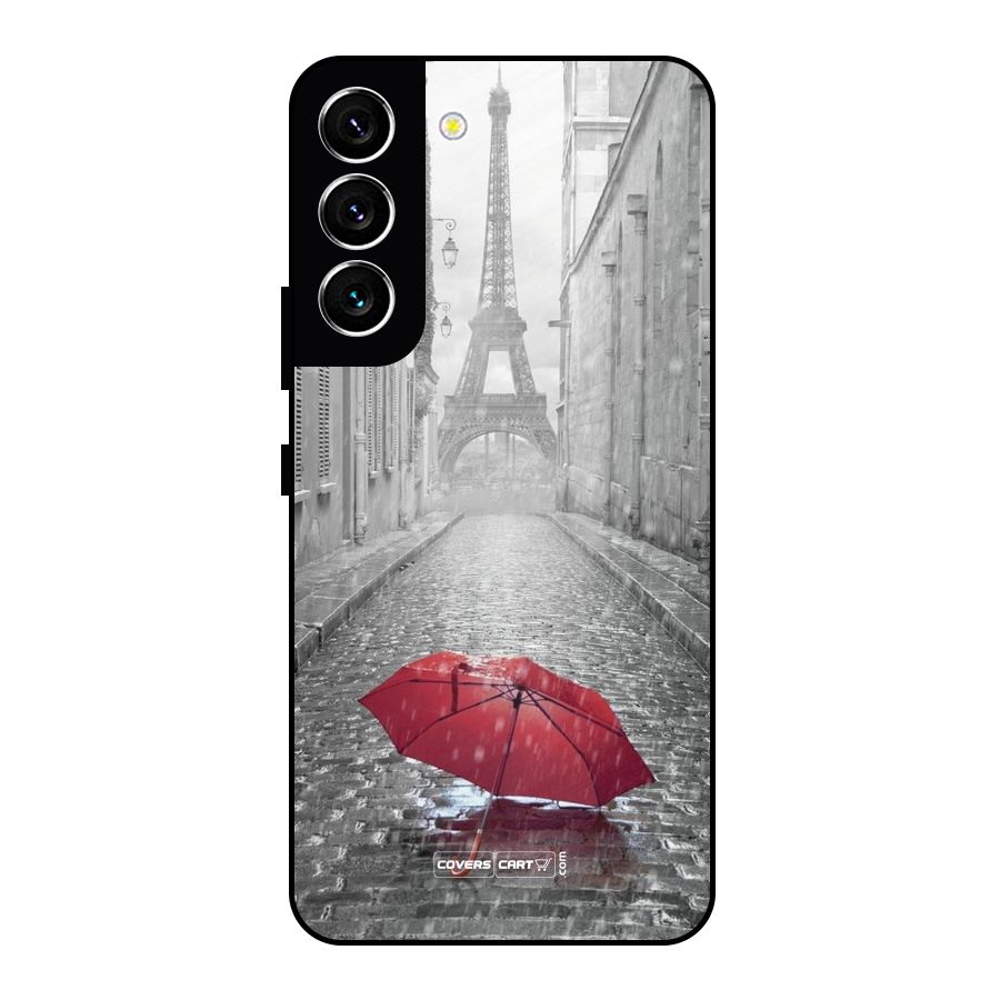 Umbrella Paris Metal Back Case for Galaxy S22 5G