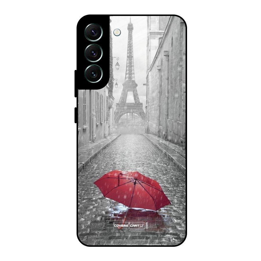 Umbrella Paris Metal Back Case for Galaxy S22 Plus 5G