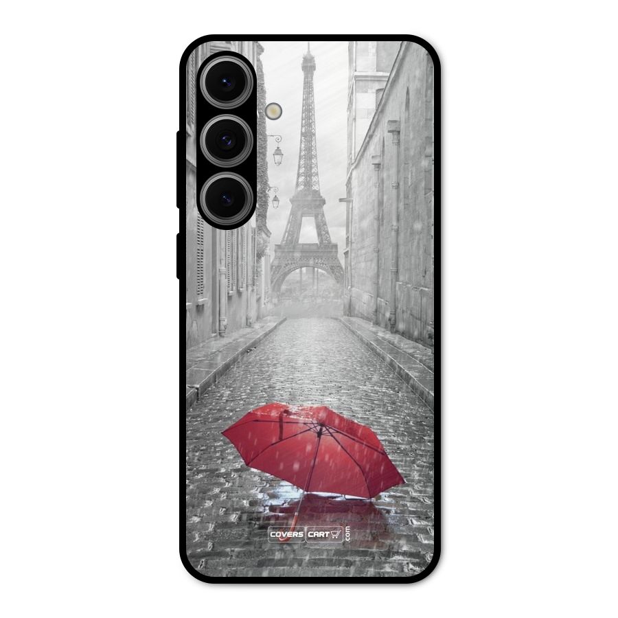 Umbrella Paris Metal Back Case for Galaxy S24 FE